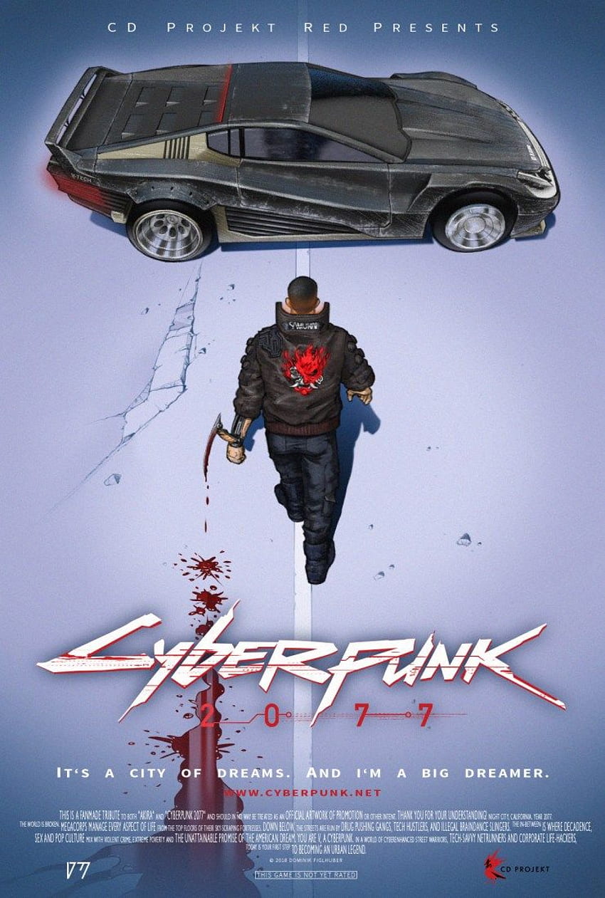 Este sublime póster de 'Cyberpunk 2077' rinde homenaje a 'Akira' fondo de pantalla del teléfono