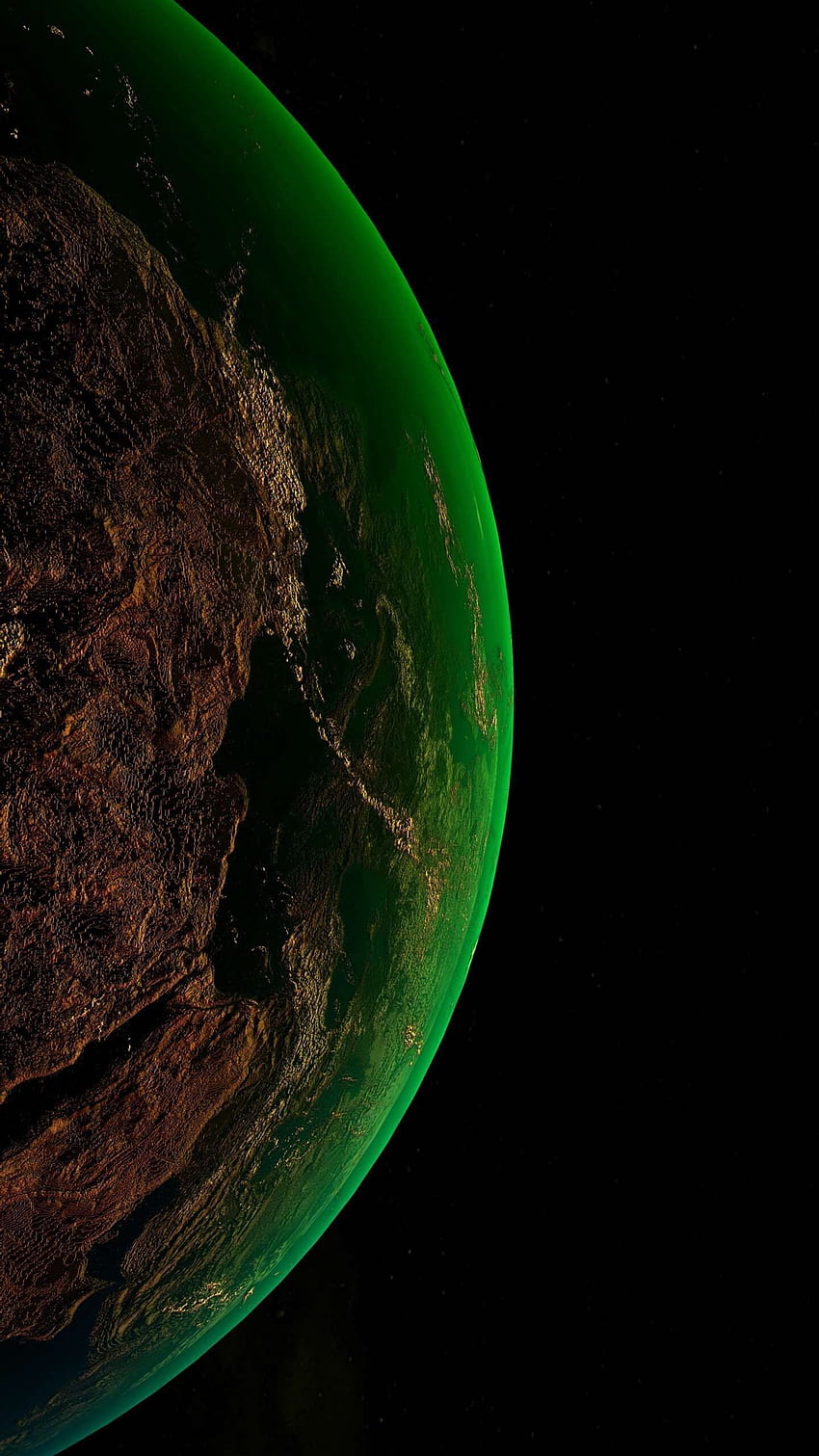 Grüner Planet iPhone. iPhone grün, Oneplus HD-Handy-Hintergrundbild