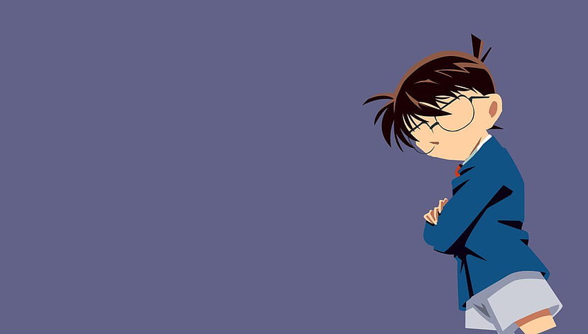 Detective Conan. Minimalist. Detective conan , Detective conan, Detective conan shinichi, Detective Conan PC HD wallpaper