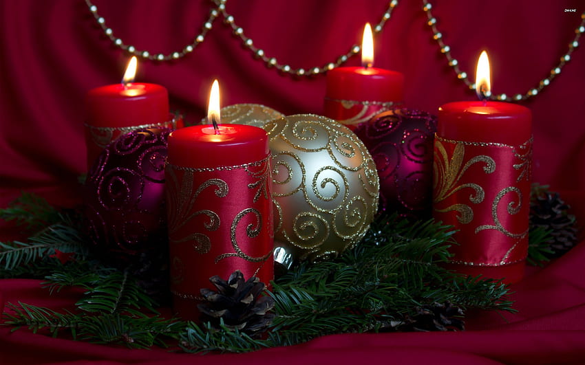 ღ.Xmas Advent to Candles.ღ, Feiern, Winter, Festival, Farben, Sterne, Schleifen, Charme, Kerzen, glücklich, liebenswert, süß, Segen, fröhlich, hübsch, Feuer, schön, Feiertage, Gebet, süß, Bänder, Weihnachten , wärme, heilig, kegelkiefern, neujahr, gruß, schmuck, perlen, schön, kugeln, jahreszeiten, rot, weihnachten, liebe, lichter, schmuck, cool, pracht HD-Hintergrundbild