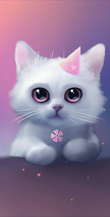 Cute Cat Drawing Wallpaper: Transform Your Screen with Adorable Feline Art!