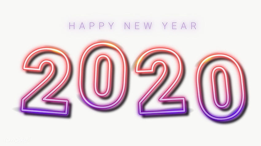 Premium Png Of Neon Happy New Year 2020 Hd Wallpaper Pxfuel 3909