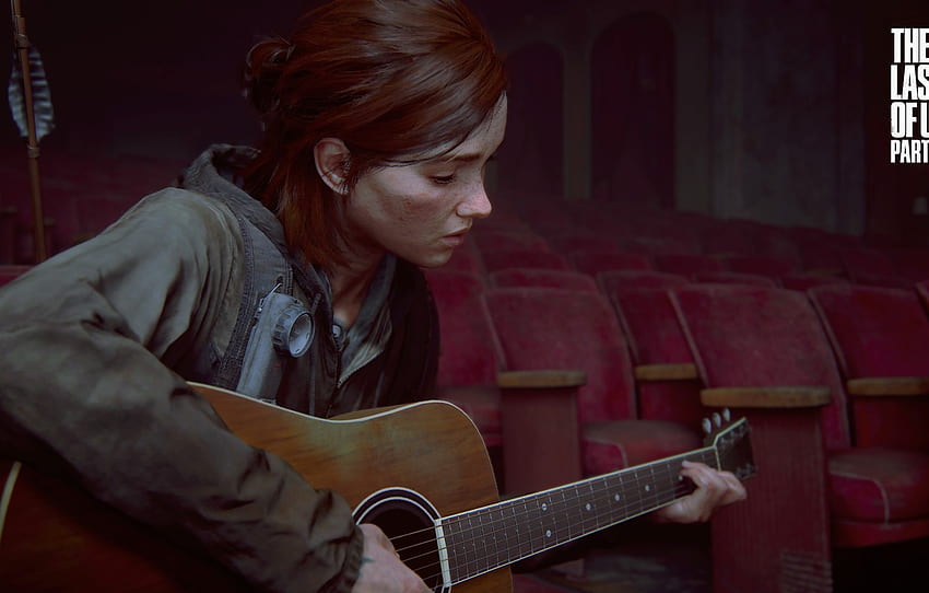 เกม, กีตาร์, Naughty Dog, Ellie, PS4, The Last of Us Part II สำหรับ , ส่วน игры, Ellie The Last of Us วอลล์เปเปอร์ HD