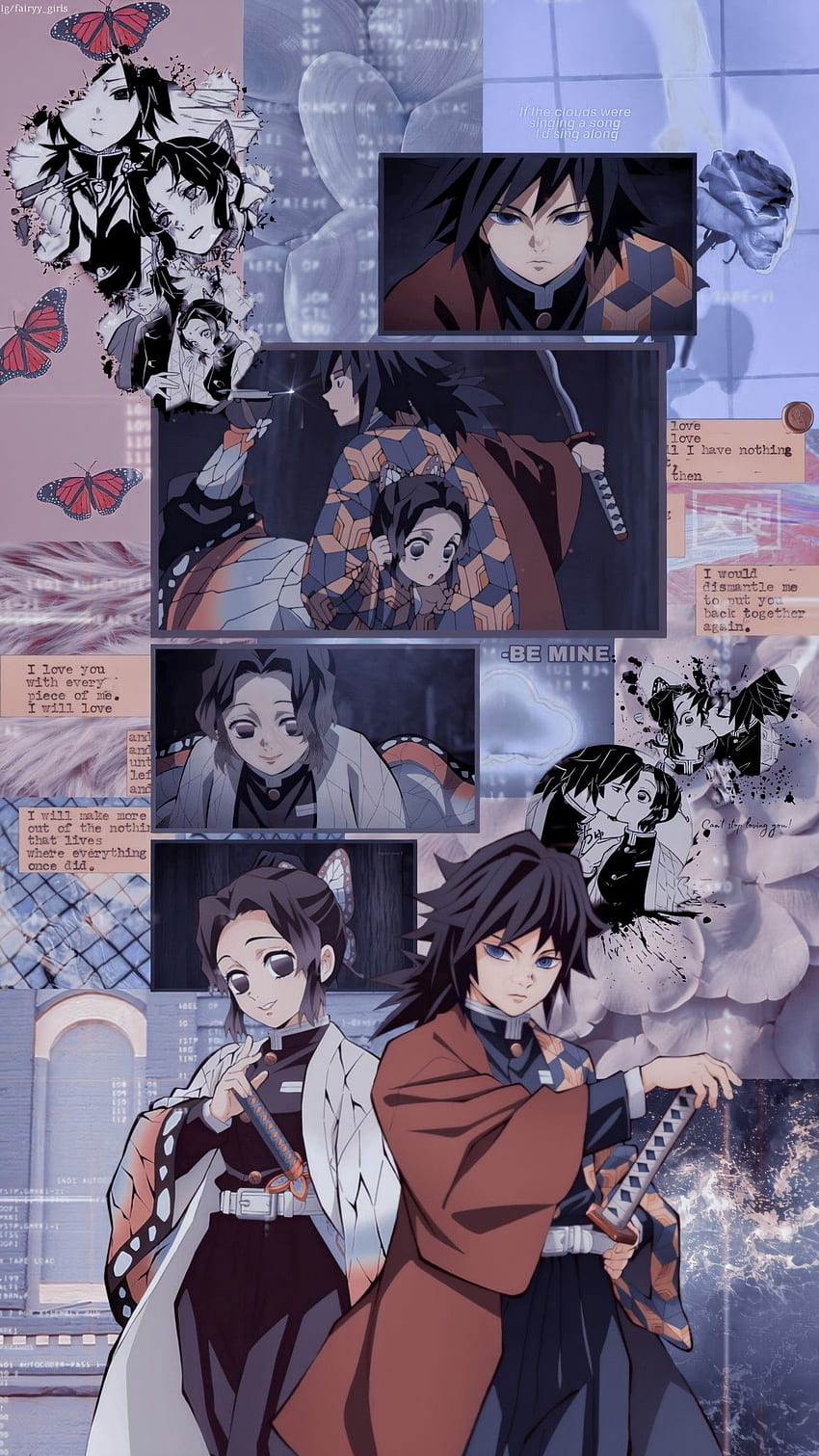 Giyuu Tomioka and Shinobu Kocho Demon slayer. Anime, Slayer, Anime demon, Shinobu and Giyuu HD phone wallpaper