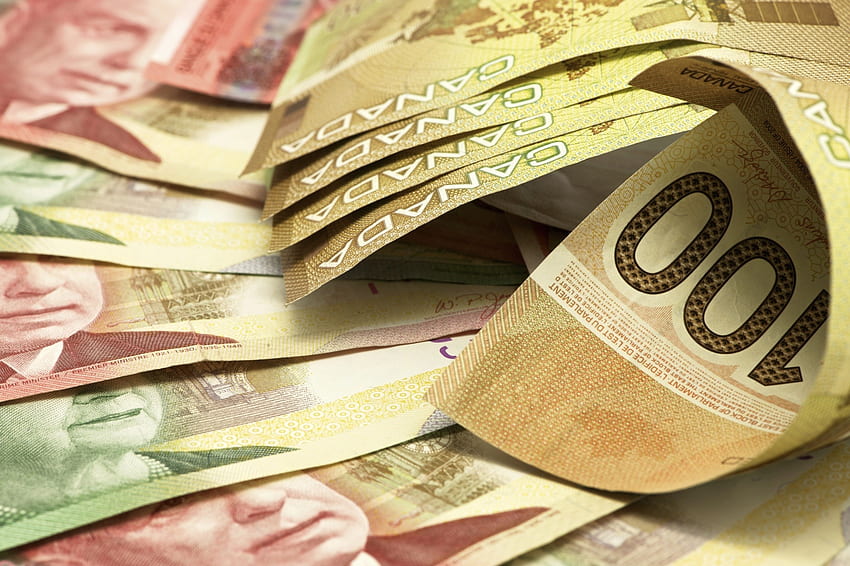 Banconote in denaro canadese - denaro canadese - -, valuta canadese Sfondo HD