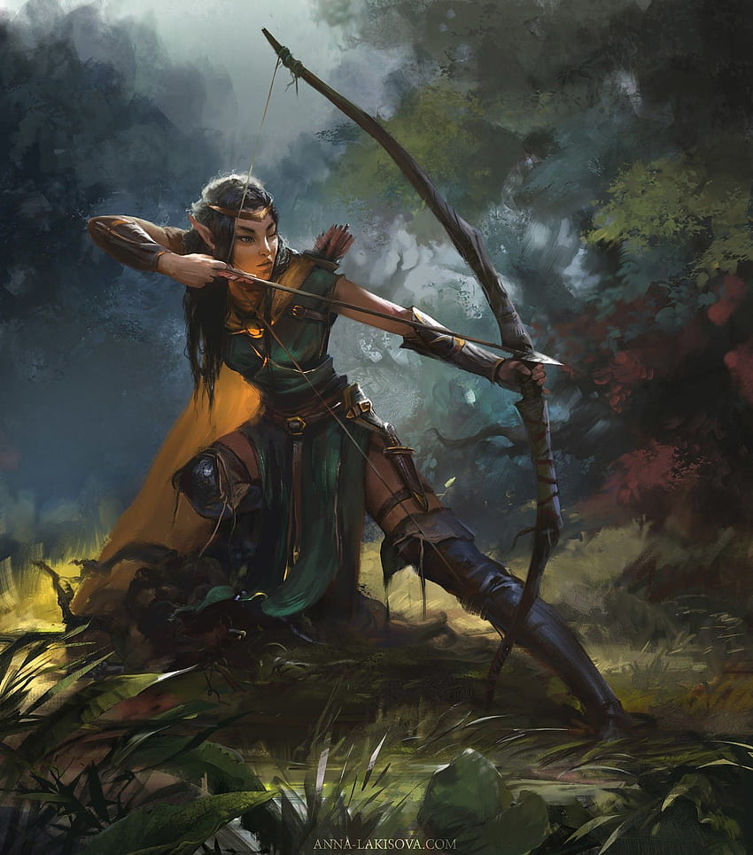 archer, Warrior, Elves, Fantasy art . Elves fantasy, Elf warrior, Fantasy artwork HD phone wallpaper