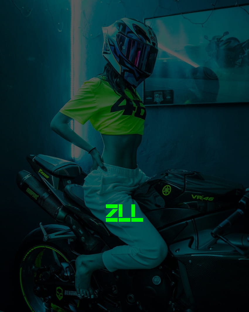 Coleção ZLL, mulher, zill, verde, garota, moto HD phone wallpaper