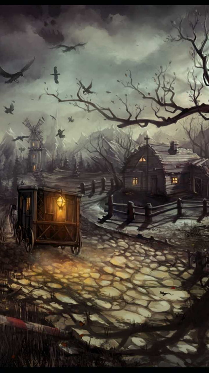 Haunted House , Haunted House iPhone HD phone wallpaper