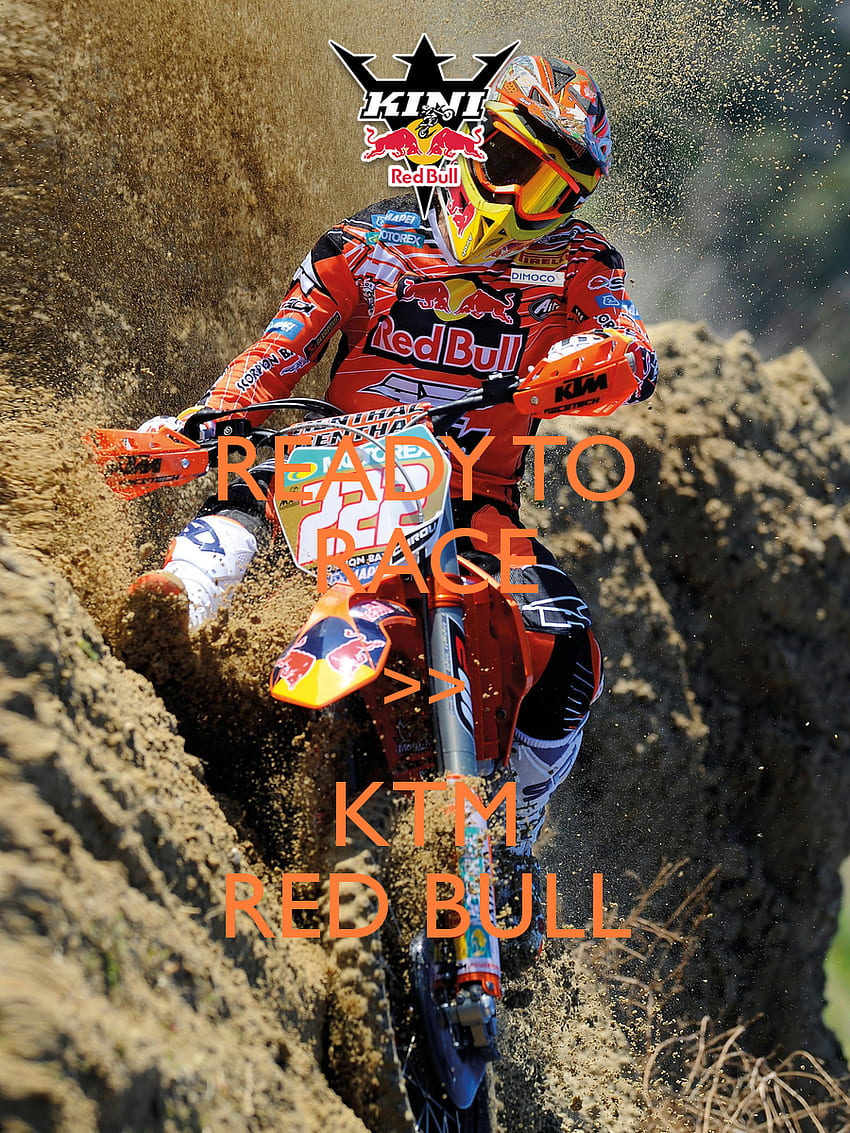 Red Bull KTM, Red Bull Motocross HD phone wallpaper