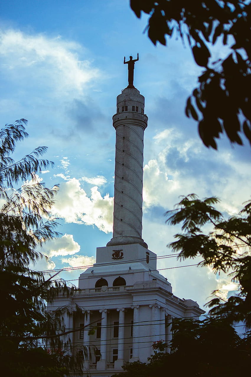 : monument, ruta panoramica santiago - puerto plata, dominican republic HD phone wallpaper