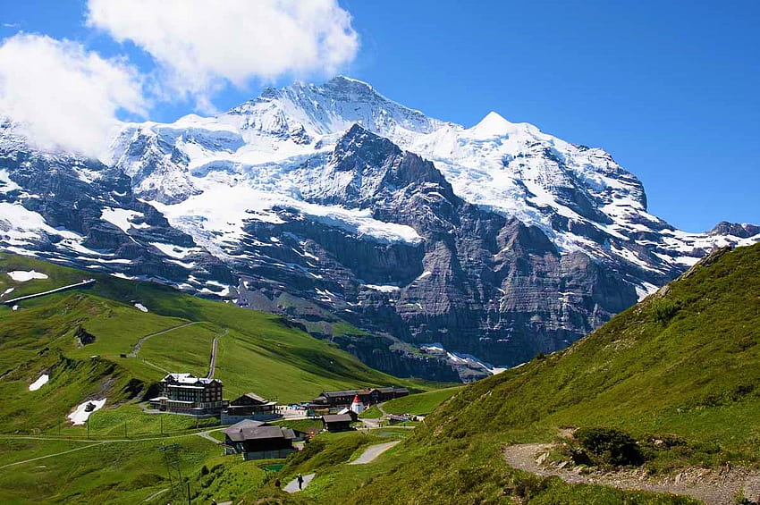 The Eiger - Suíça, Suíça, Alpes Suíços, The Eiger, Europa papel de parede HD