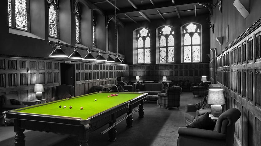 Billiards, pool, snooker, room, decor, tables interior - HD wallpaper