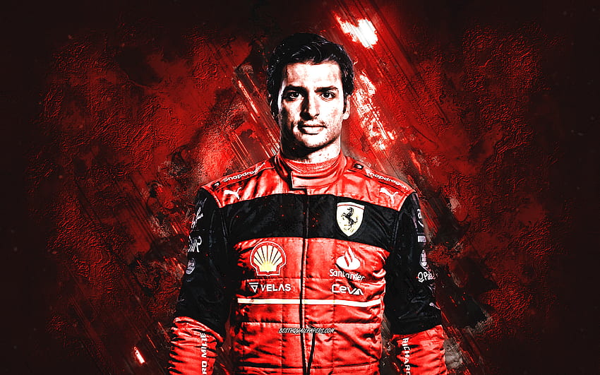 Carlos Sainz, Formula 1, Scuderia Ferrari, F1, portrait, Spanish racing ...