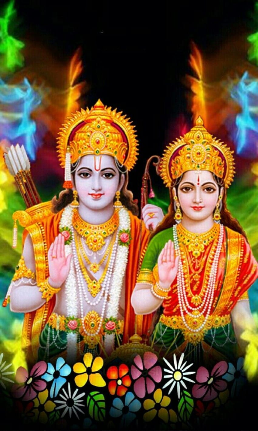 Sita Ram. Krishna hindu, Lord vishnu , Hindu gods HD phone ...