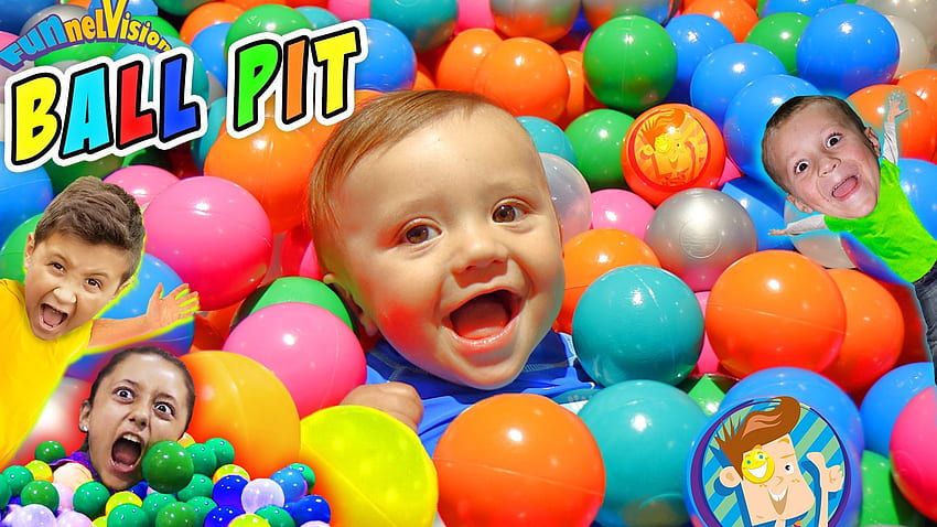 BALL PIT IN OUR HOUSE!! Crazy Kids Get 2 Balls! FUNnel Vision Family. Fun indoor activities, Funnel vision, Crazy kids HD wallpaper