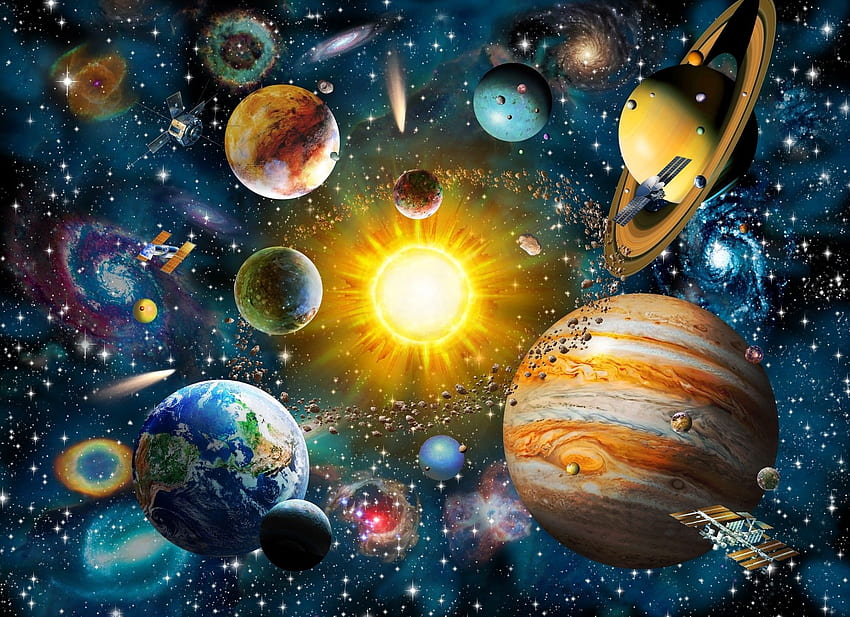Solar System Background . All White Background, Cool Solar System HD ...