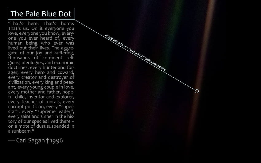 Pale Blue Dot HD wallpaper