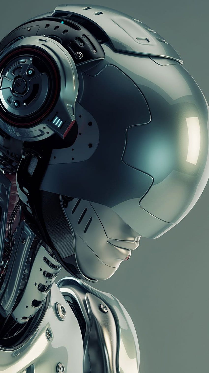 Biomech iPhone 10. Cyborg, robot, concepto de robot, máquina humana fondo de pantalla del teléfono