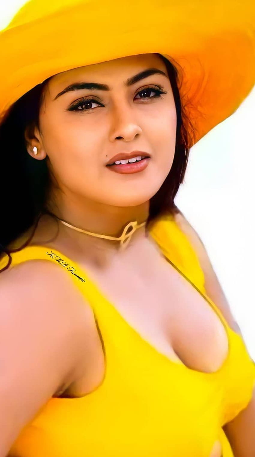 Simran, atriz tamil, decote Papel de parede de celular HD