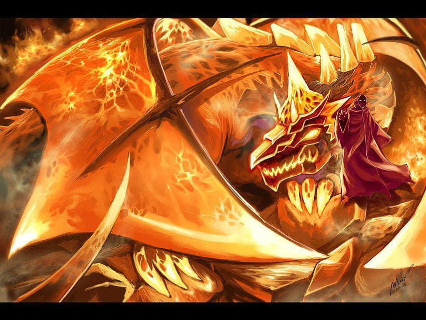 Fire Dragon, Black Fire Dragon HD wallpaper