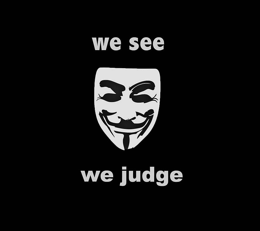 Анонимен, лого на Анонимен HD тапет