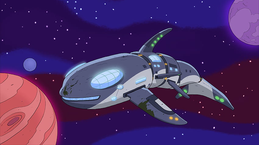 Outerspace Spaceship by Official and TheCartoonHangover. Cartoon HD wallpaper