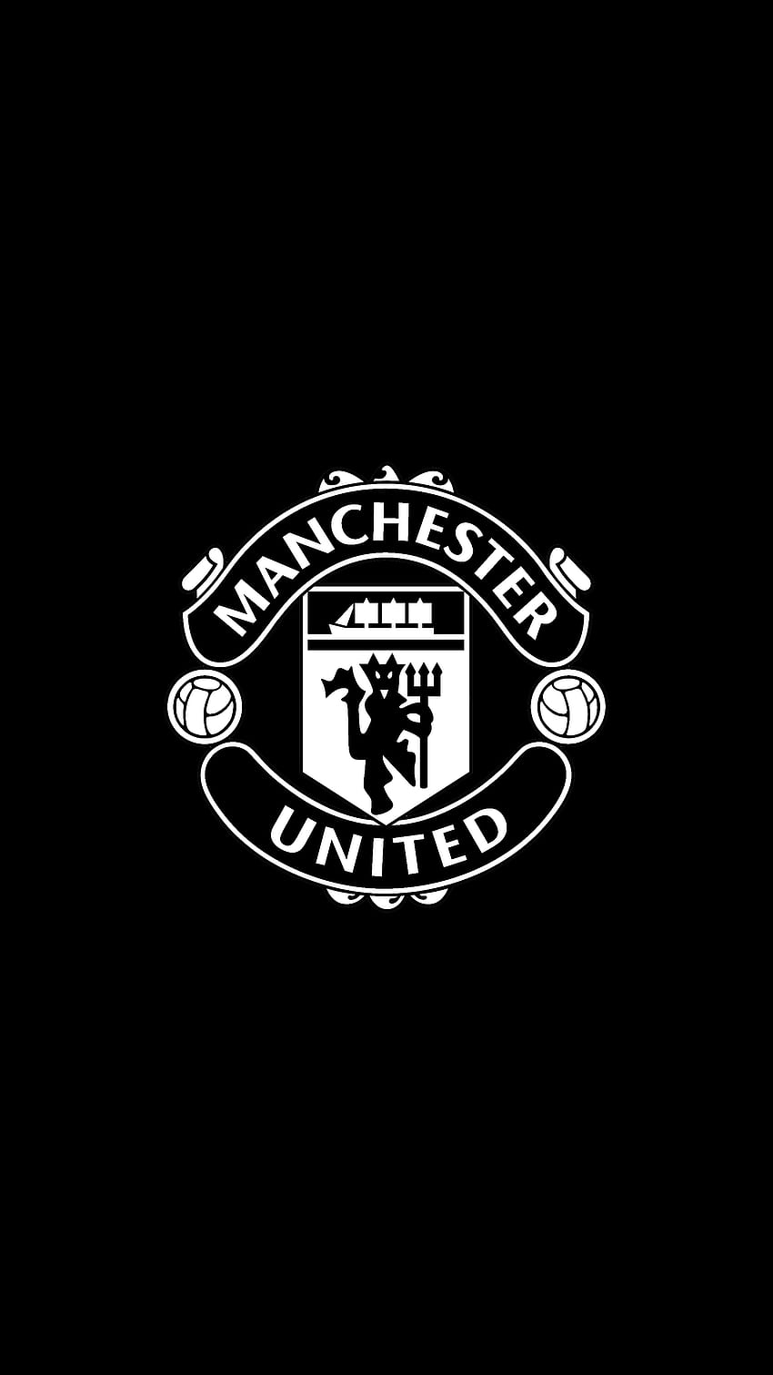 Manchester United Black HD phone wallpaper