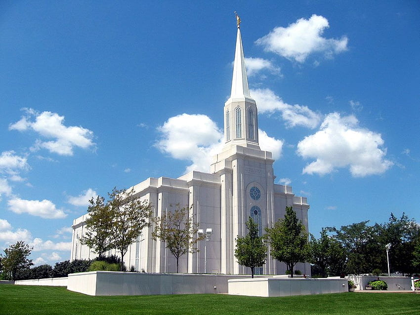 St. Louis Missouri Temple, Mormon Temple HD wallpaper