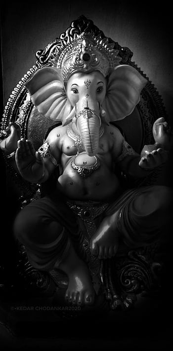 Ganesha black and white HD wallpapers | Pxfuel