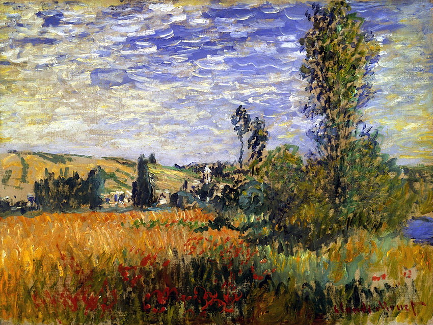 Westliche Gemälde: Französische impressionistische Malerei: Claude Monet, Impressionistische Kunst HD-Hintergrundbild