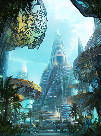 Download Solarpunk wallpapers for mobile phone, free Solarpunk