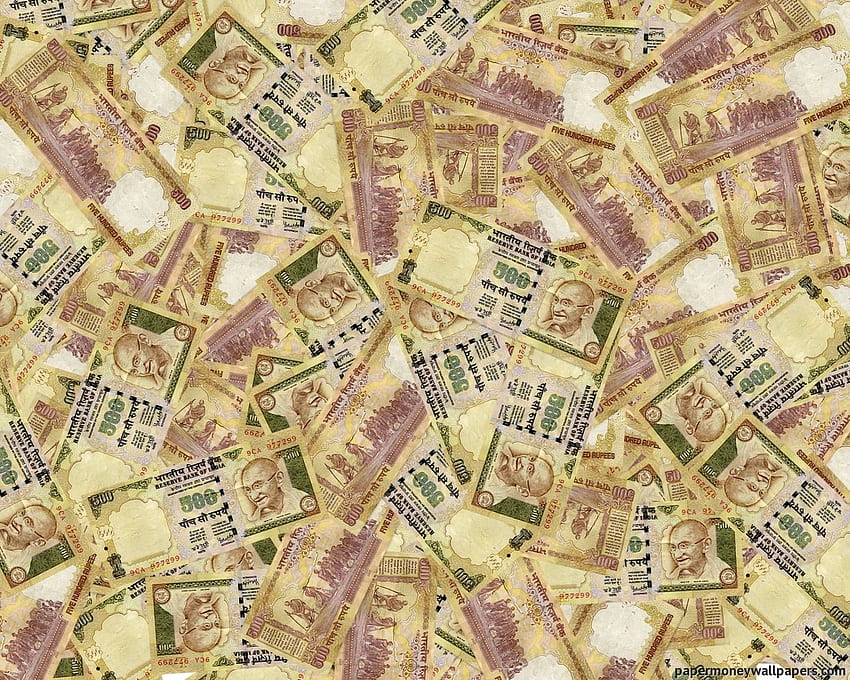 Paquete de rupias indias Inicio, moneda india fondo de pantalla