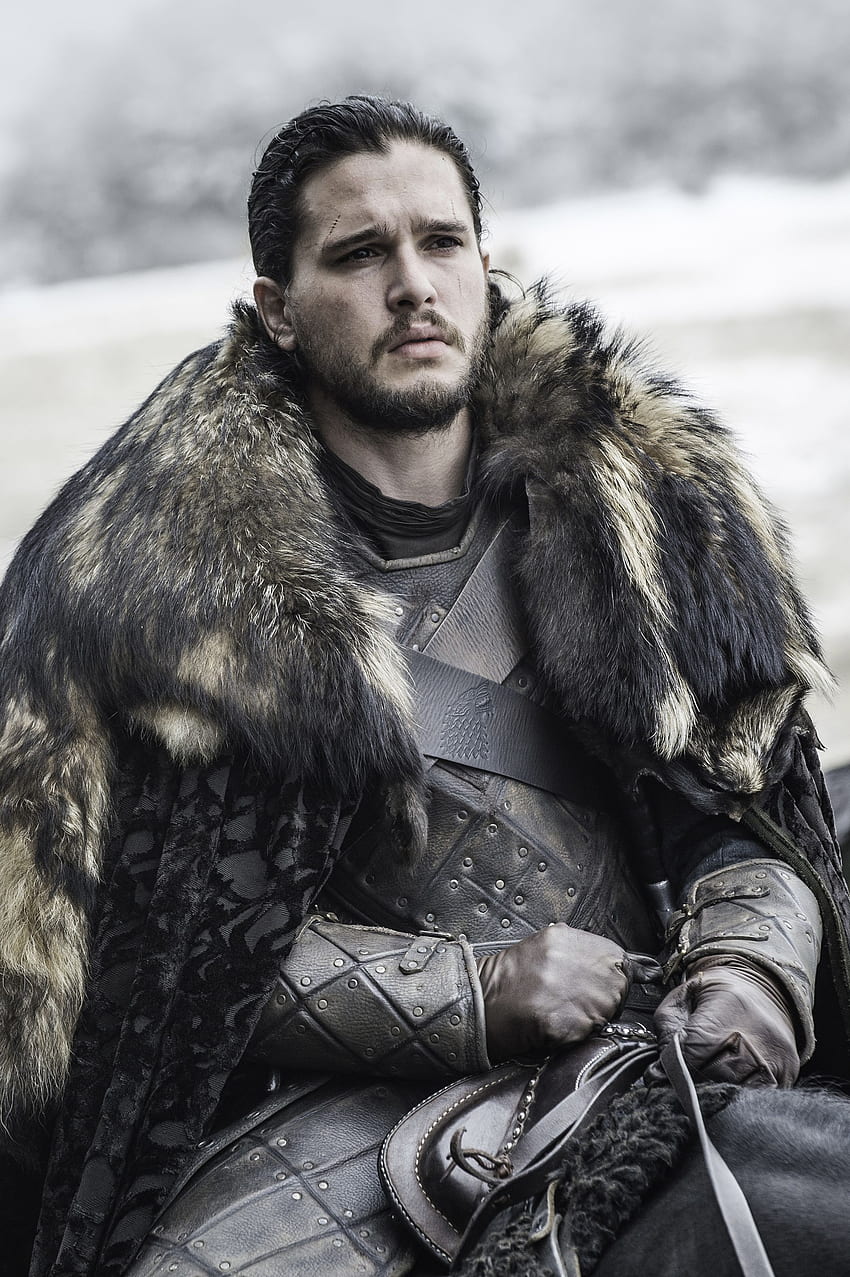 Gra o tron”: „Bitwa bękartów” w Winterfell, Jon Snow Tapeta na telefon HD