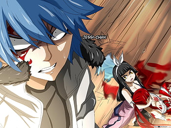 Wallpaper anime, kiss, couple, erza scarlet, jellal fernandes, fairy tail,  artwork desktop wallpaper, hd image, picture, background, 56d0f1