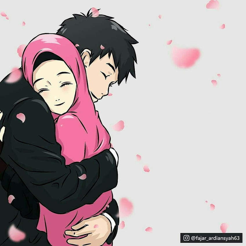 Islamic Couple Anime, Anime Muslim Couple HD phone wallpaper
