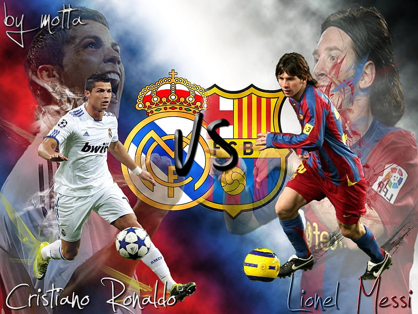 Cristiano Ronaldo Vs Lionel Messi - Taringa! Messi Vs Ronaldo Drawing HD  wallpaper | Pxfuel