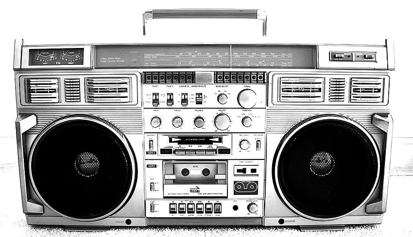 The Boombox!. These would be outside, in windows and carried, Old Radio Aesthetic HD wallpaper