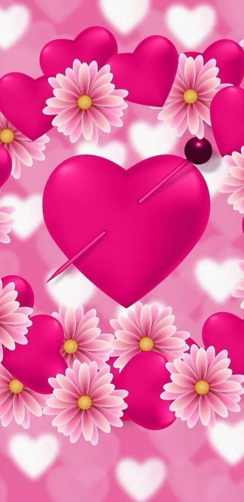 Dawn on Hearts. Heart , cute , Pink love HD phone wallpaper | Pxfuel