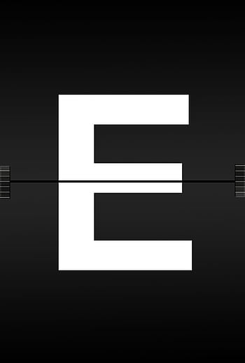 White e on black background HD wallpapers | Pxfuel