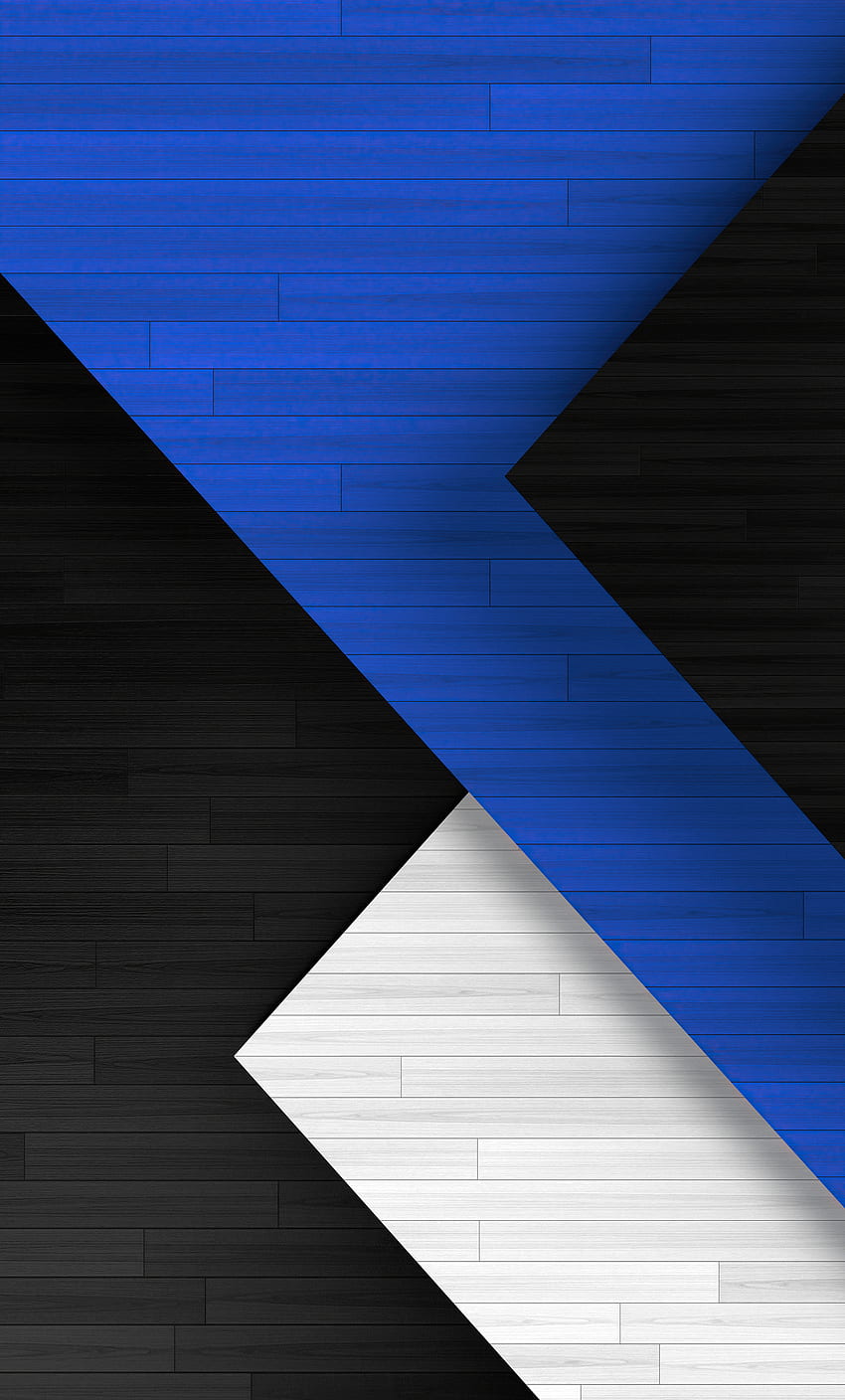 파란색 검은색 흰색 추상 타일 iPhone, , 배경 및 , 검은색 흰색 추상 HD 전화 배경 화면
