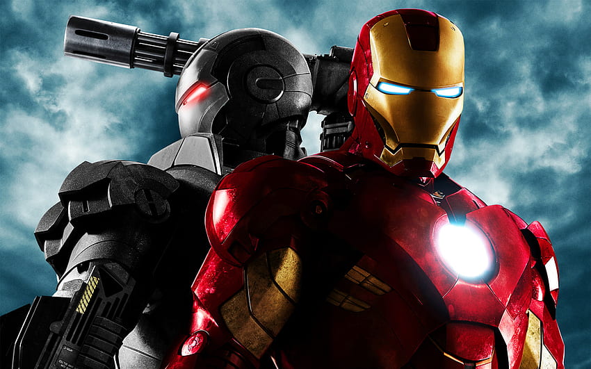 Iron Man And War Machine, movie, iron man HD wallpaper