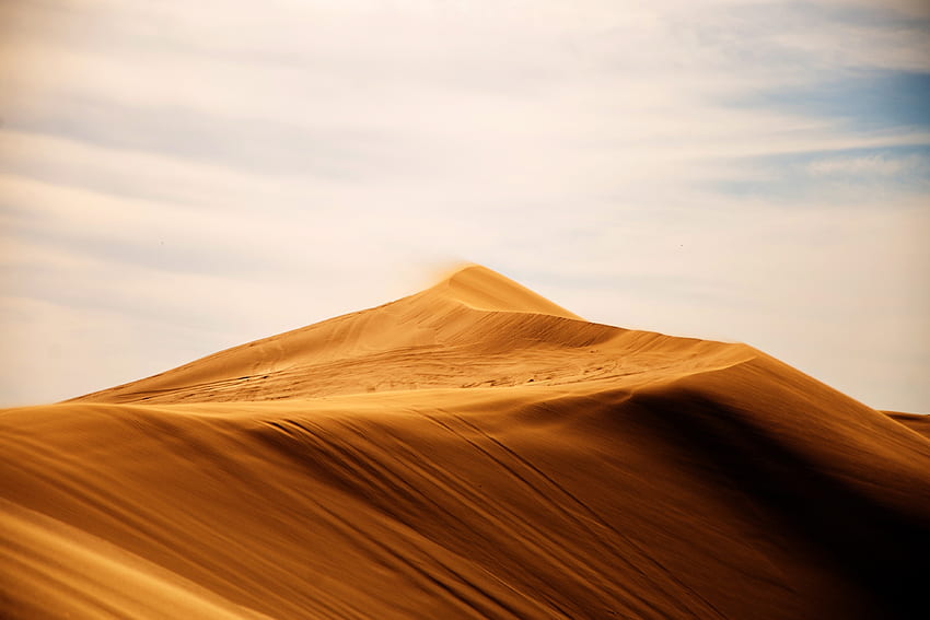 Dunes, sand, desert, landscape, nature HD wallpaper