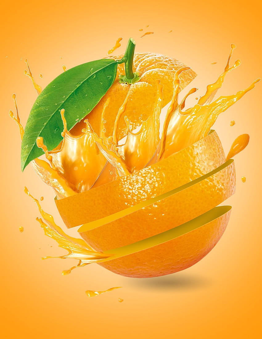 ÉCLABOUSSURE DE FRUITS. Éclaboussure de fruit, fruit, création de logo de fruit Fond d'écran de téléphone HD
