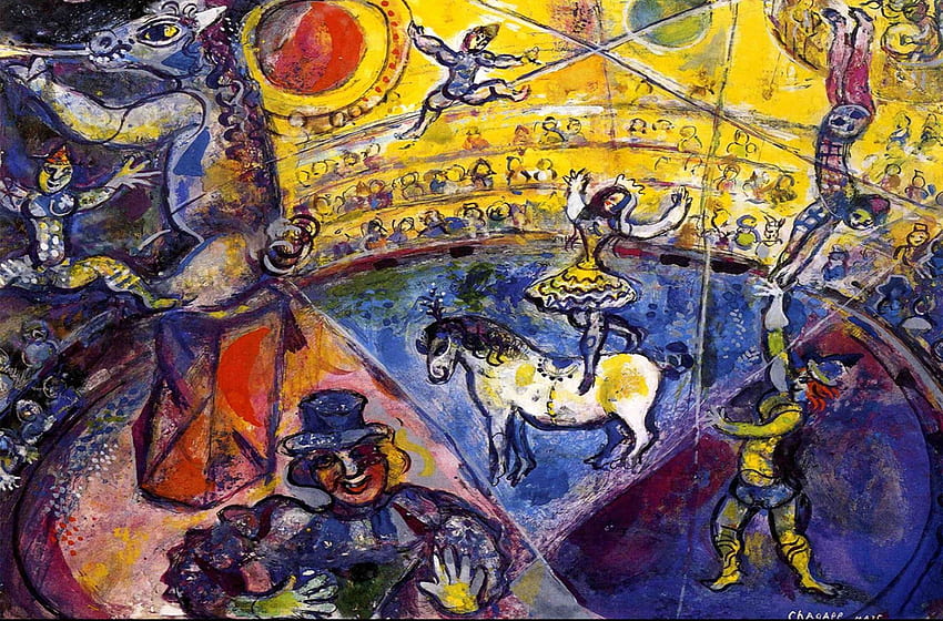 Penghiburan Kesedihan: Tinjauan tentang Semua Malaikat Sedih, Marc Chagall Wallpaper HD