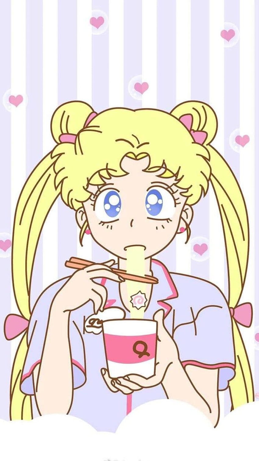 Kawaii'de Lilián Gutiérrez. Sailor Moon , Sailor Moon sanatı, Sailor Moon karakteri HD telefon duvar kağıdı