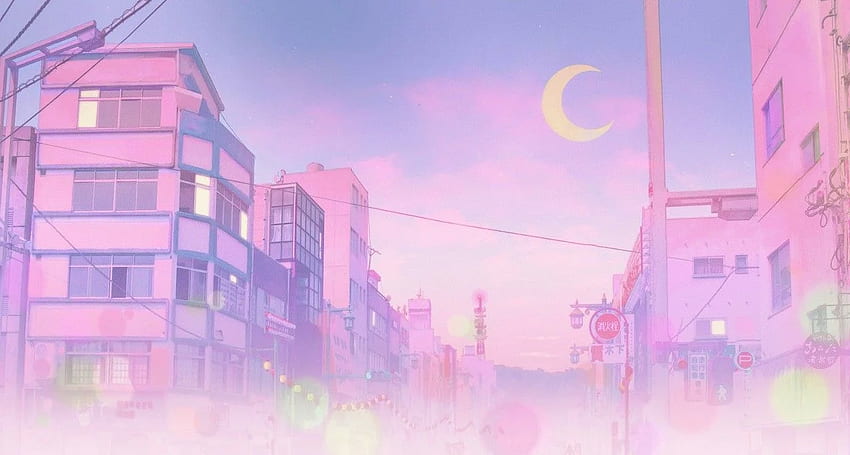 Joy Bre on Aesthetic. Aesthetic , Anime, Pastel Pink Anime HD wallpaper