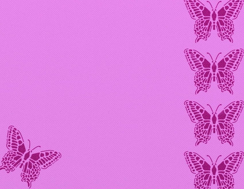 pembe metalik kelebekler, arka plan, pembe, tasarım, kelebek, güzel HD duvar kağıdı