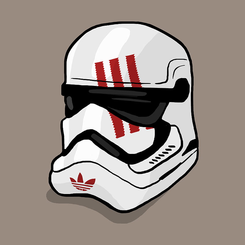 Adidas x star wars stormtrooper helmet HD phone wallpaper Pxfuel