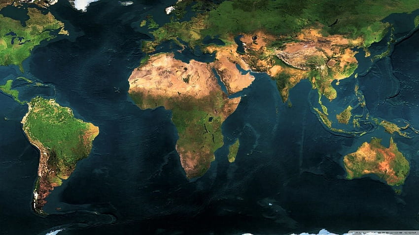 Карта на света Двоен монитор : Широк екран : Висок. Карта на света, земя, свят, 20K резолюция HD тапет