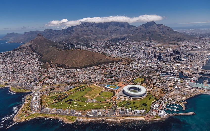 cityscape, Landscape, Stadium, Cape Town, Table Mountain / and Mobile Background HD wallpaper